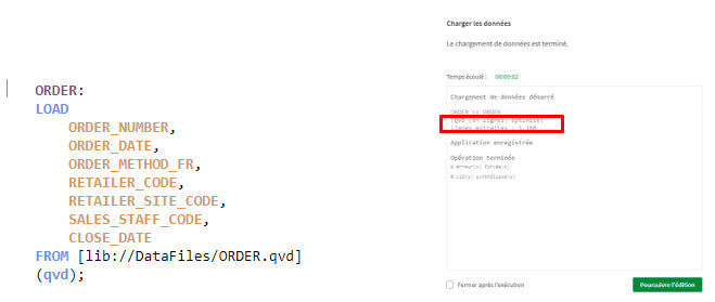 Optimisation des applications Qlik Sense