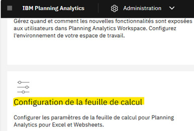 Nouveautés Planning Analytics 2025-2026