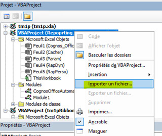 Générer un book de reporting dans Planning Analytics