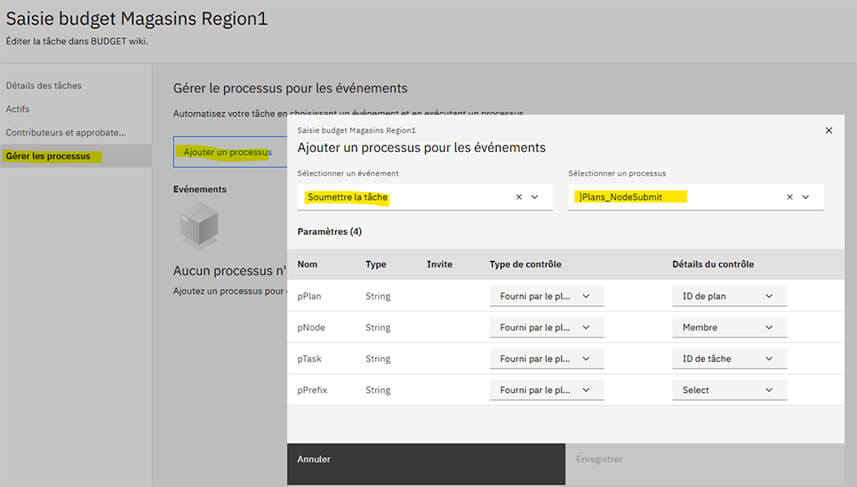 Planning Analytics - La gestion des workflows au sein du Workspace