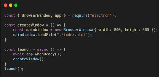 Créer une application avec Electron