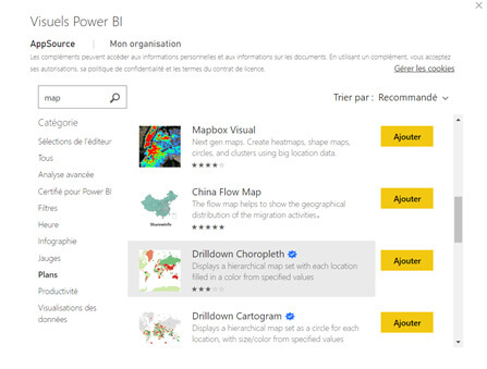 La cartographie dans Power BI