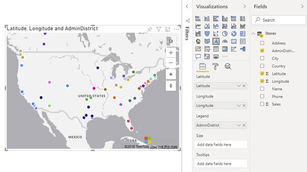 La cartographie dans Power BI
