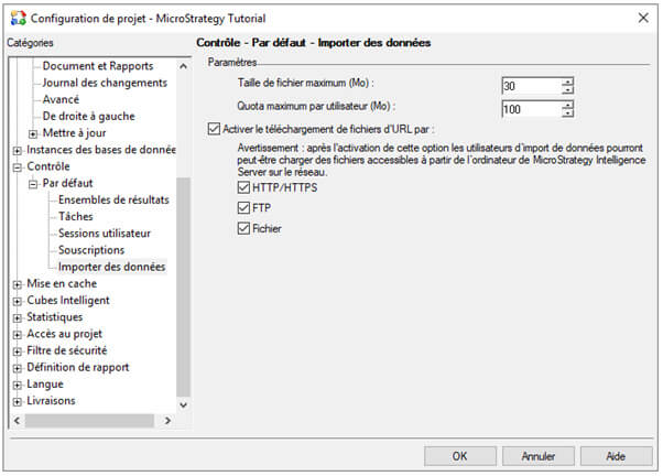 Connecter microstrategy à sas