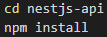 Créer une CRUD avec NestJs