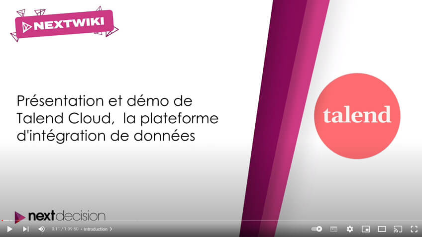 Présentation démo de Talend Cloud