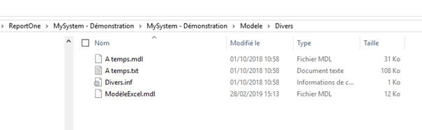 maj calendrier myreport data