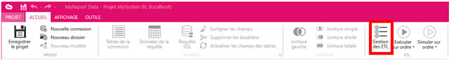 MyReport BE - Automatisation des traitements ETL