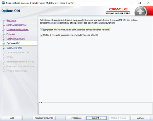 Migration ODI 11g vers la version 12C
