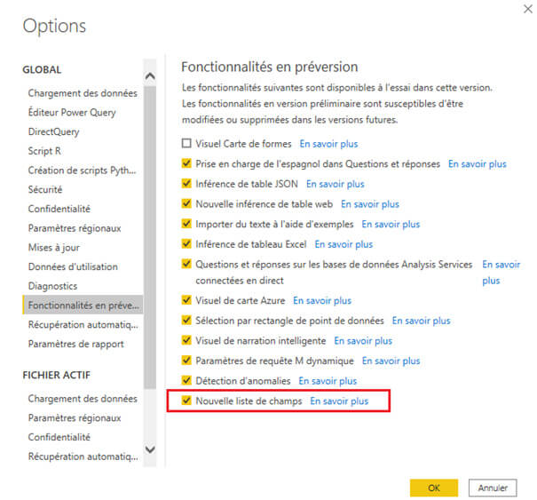 Les nouveautés Power BI Novembre 2020