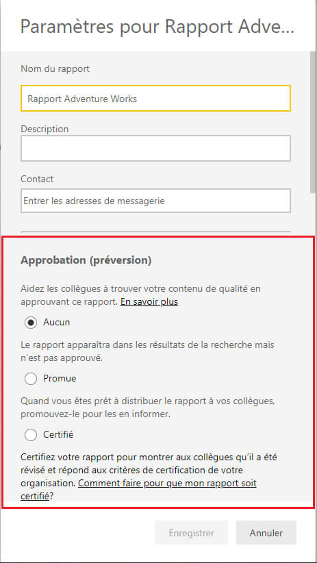 Les nouveautés Power BI Novembre 2020