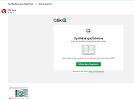 Les abonnements dans Qlik Sense Cloud