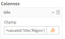 Créer des dimensions personnalisées sur Qlik Sense