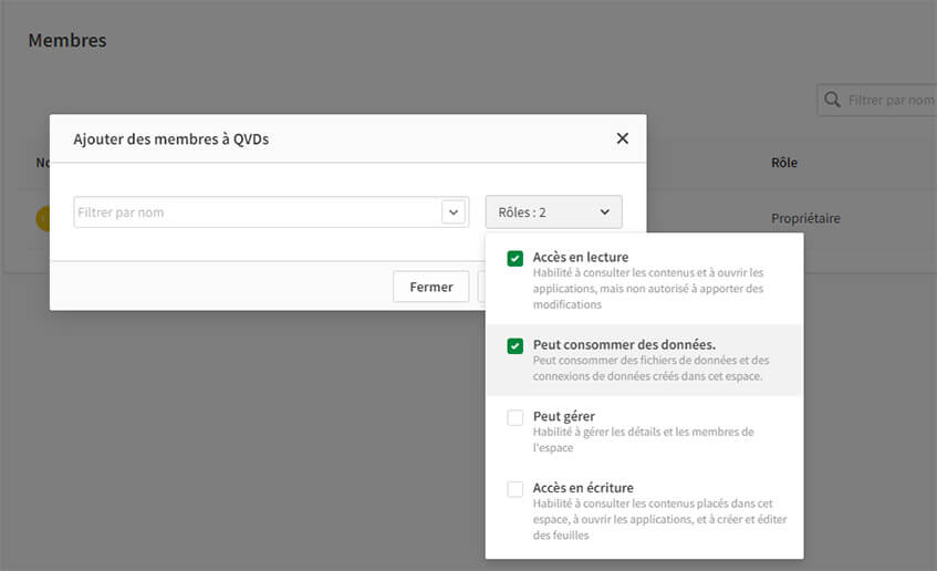 La gestion des droits utilisateurs dans Qlik Sense version SaaS