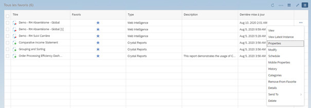 SAP BO BusinessObjects 4.3  - Les nouveautés du service Pack 1