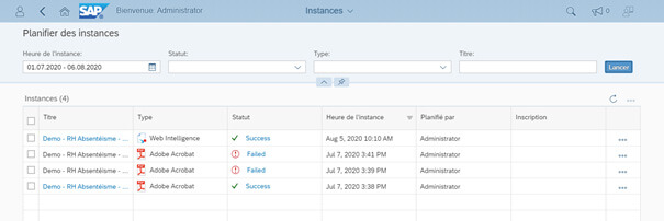 SAP BO BI 4.3 nouvelle interface