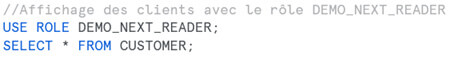 Sécurité des données dans Snowflake