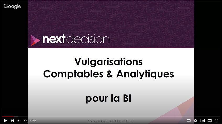 Tuto concepts comptables et analytiques pour la BI