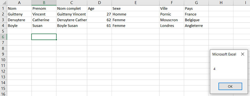 Automatisation avec VBA - Excel