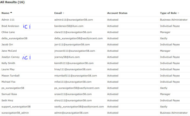 Xactly Essentials - Ajouter de nouveaux users